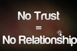Lack of trust